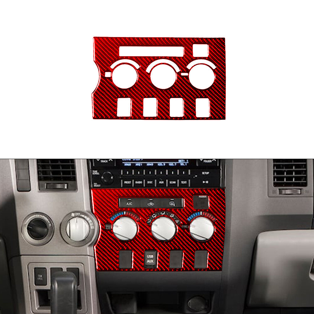 Carbon Fiber Interior Center Air Vent Cover Trim For E-Class W211 v