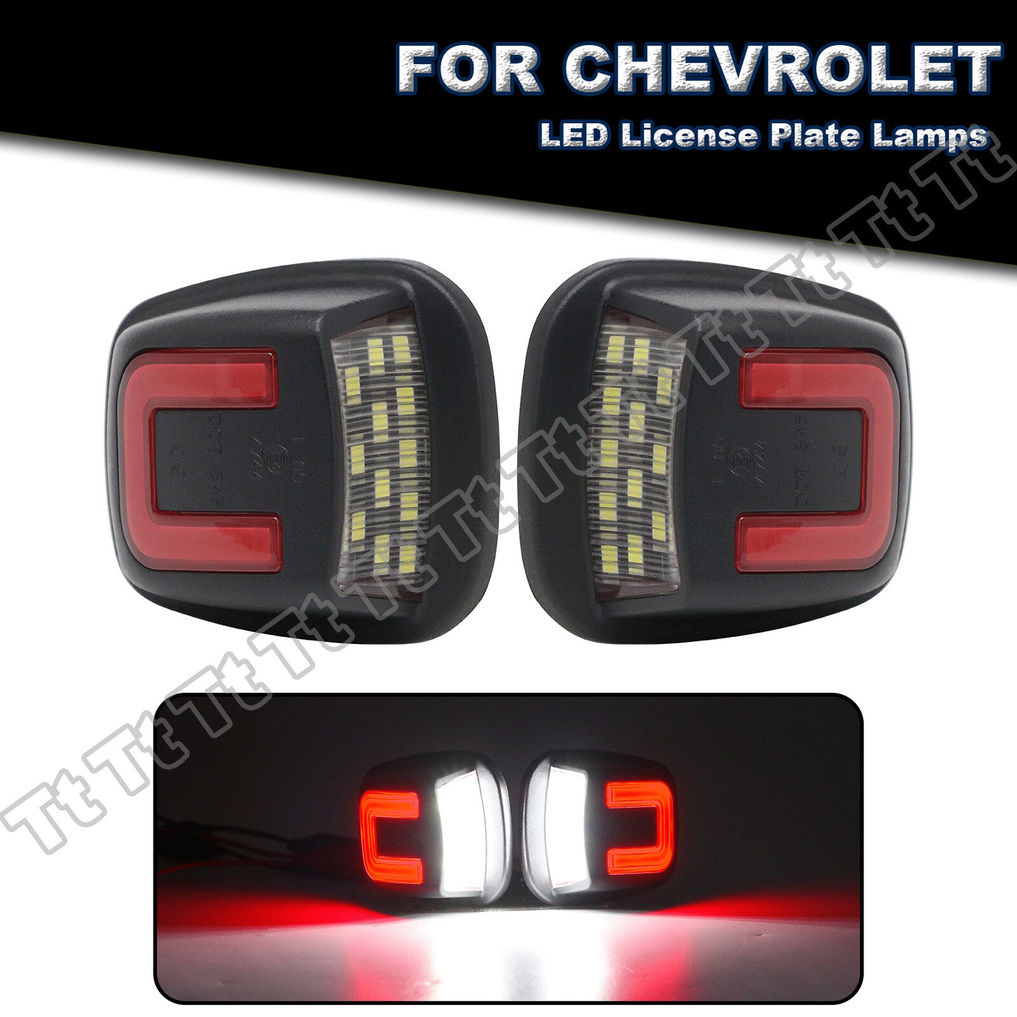 Red light LED White corn LED White corn bright white 88-00 Black and white for GMC C/K 1500 2500 3500- v
