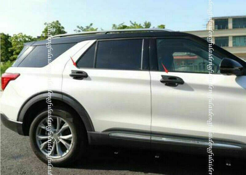for ford  Explorer 2020-2021 ABS Gloss Black Exterior Door Handle&Bowl Cover Trim