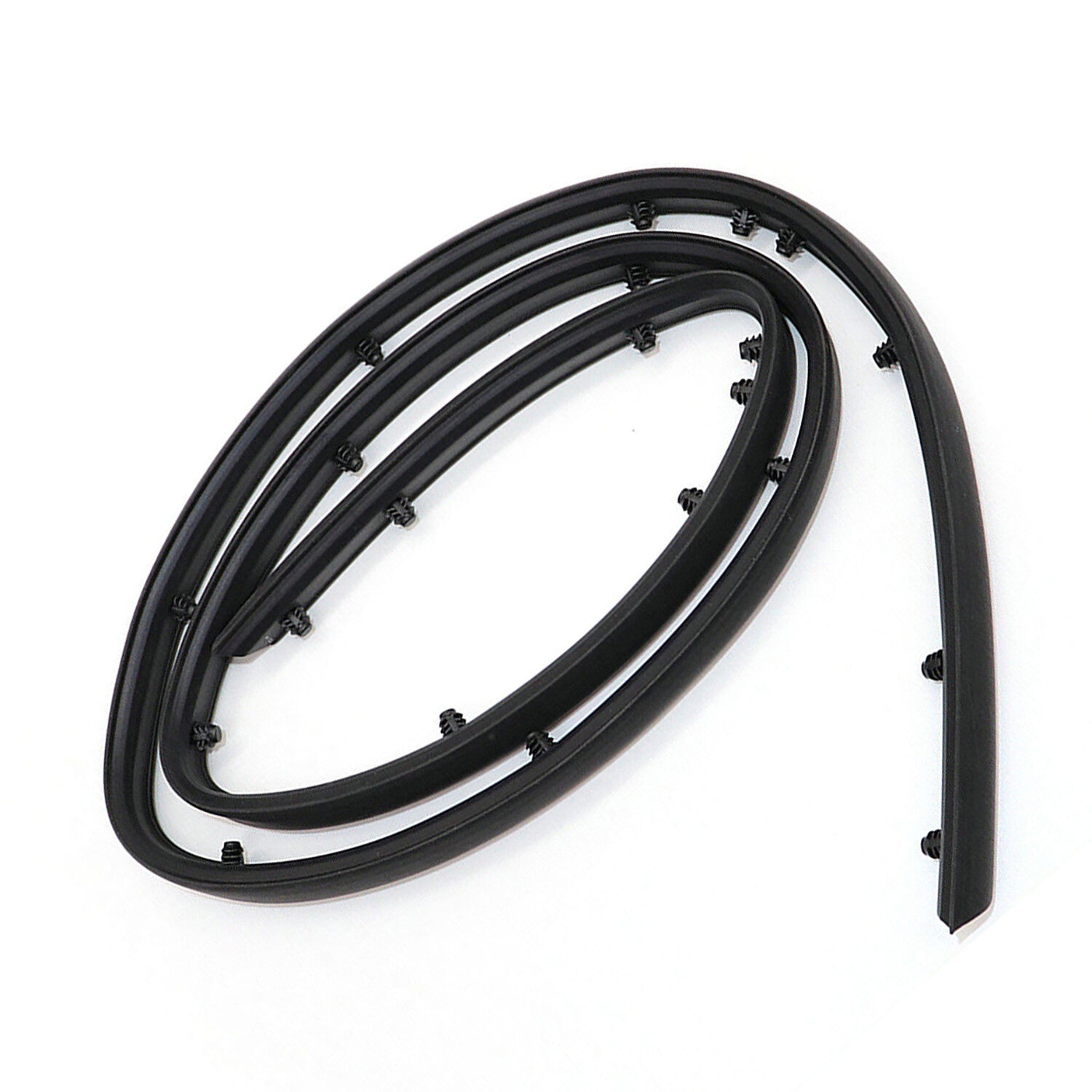 Front Bumper Shield Rubber Seal Strip Trim Fit for Hyundai 2012-2017 Accent Sedan n