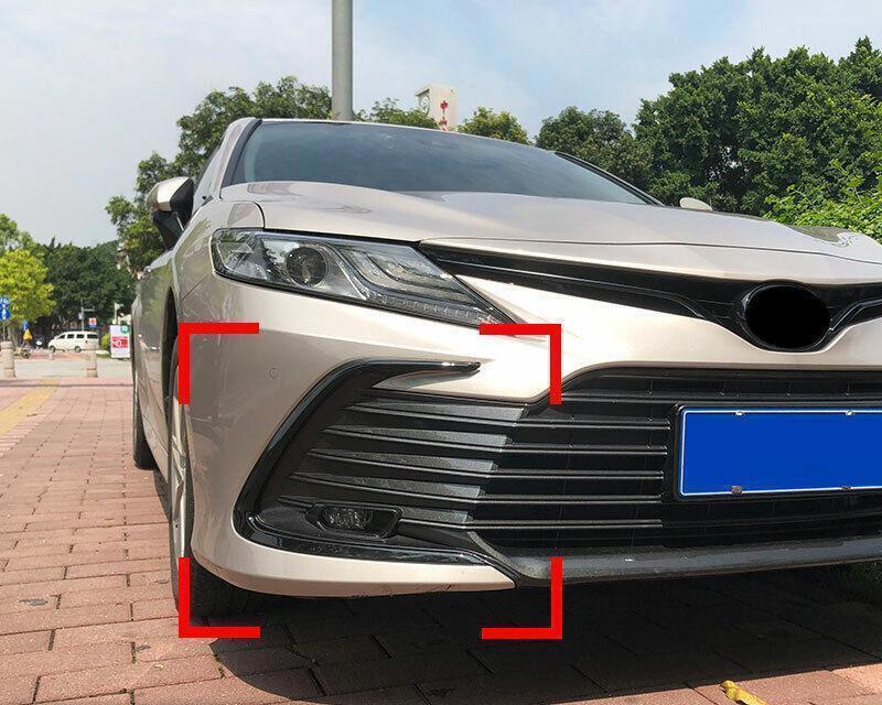 for Toyota for Camry Xle Le 21-23 Piano Black Front Lower Grille Grill Strip Trim 2X