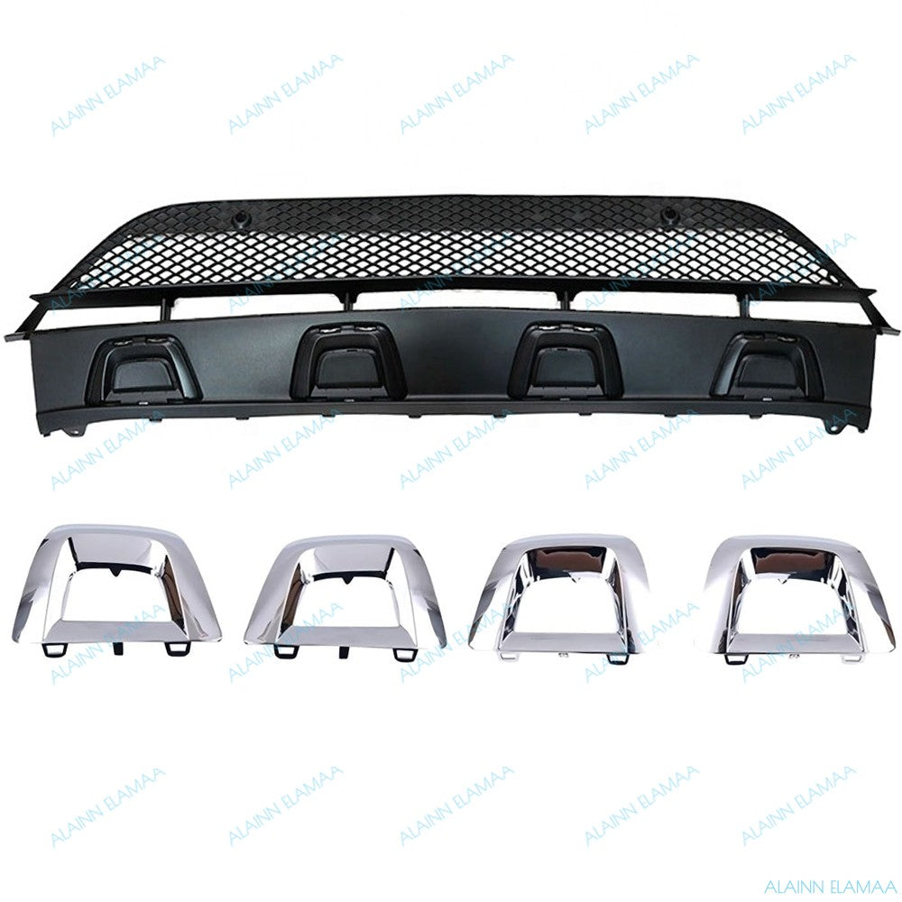 Front Bumper Cover Grille Valance Molding Trim for Mercedes W253 GLC 2016-19 Q