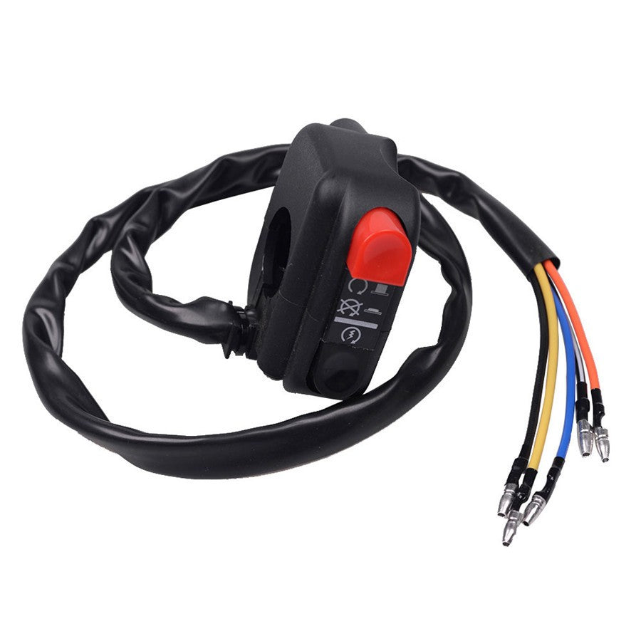7/8 Inch Handlebar Motorcycle Ignition Switch On Off Starter Engine Push Button Q