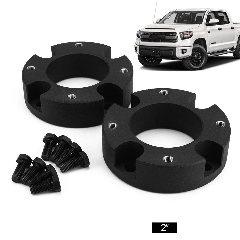 2 Front Leveling Lift Kit For 2007-2021 for TOYOTA TUNDRASEQUOIA 2008-2021 2WD 4WD