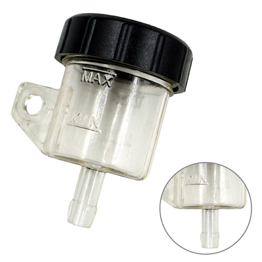 Front Brake Clutch Tank Cylinder Fluid Oil Reservoir Cup Universal Motor CLEAR