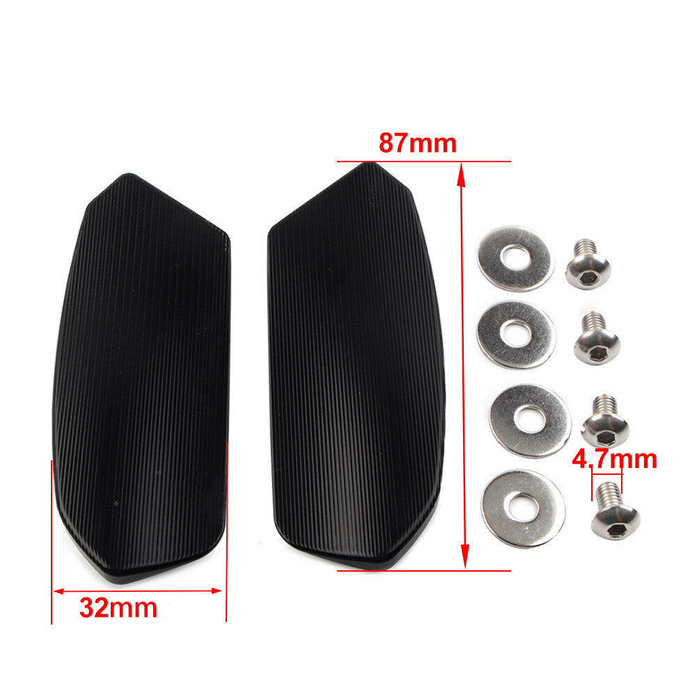Rearview Mirror Block Off Base Plates Mounts for Suzuki GSX-R GSXR 1000 GSXR1000