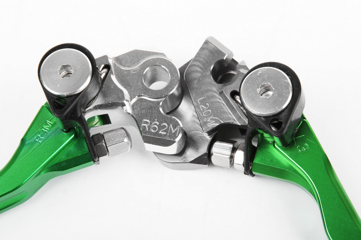 for Kawasaki KX250 2000-2004 Clutch Brake Levers Pivot Green US 2003 2002 2001