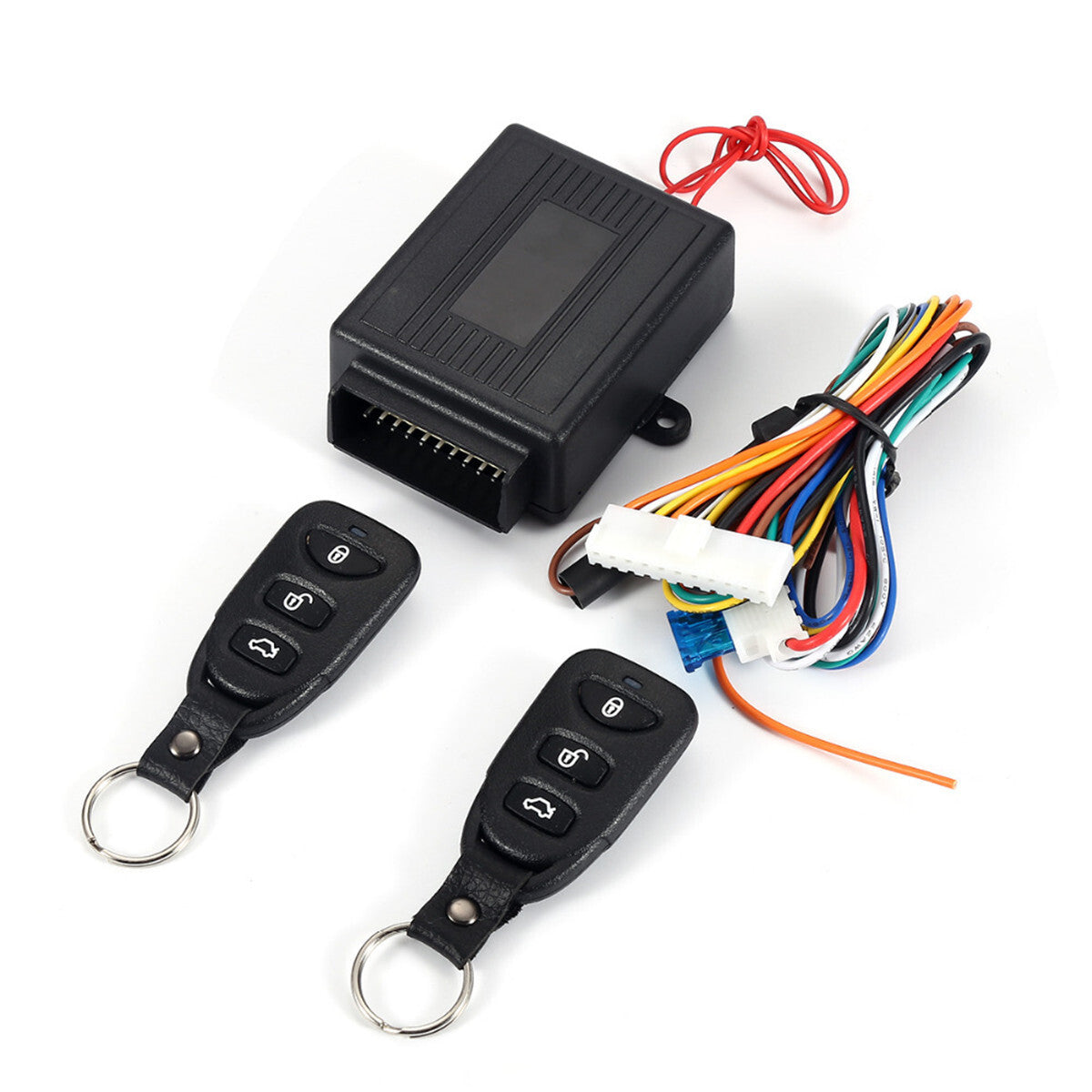 Keyless Entry Car Alarm Security System 2 Remote Control Door Lock Accessories Q