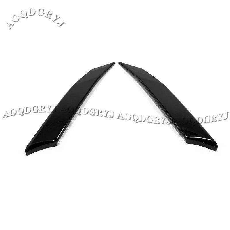 Glossy Black Rear Window C-Pillar Moulding Trim Covers for TOYOTA RAV4 2019-2024