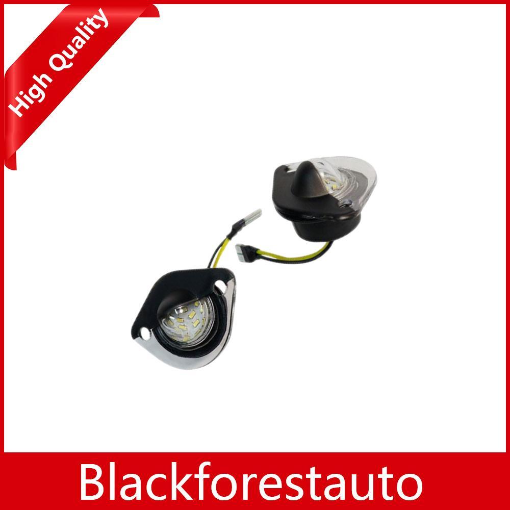 2Pcs Front LED License Plate Lights Lamps Fits for Ford for Mustang 1994 - 2004 Q