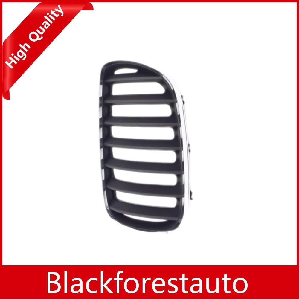 Left Front Kidney Center Grille Chrome for BMW for X5 E53 2003-2007 51137113733