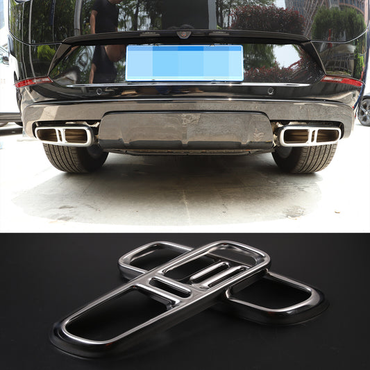 Chrome rear exhaust muffler tip trim for Range Rover Sport 2023 - 2024