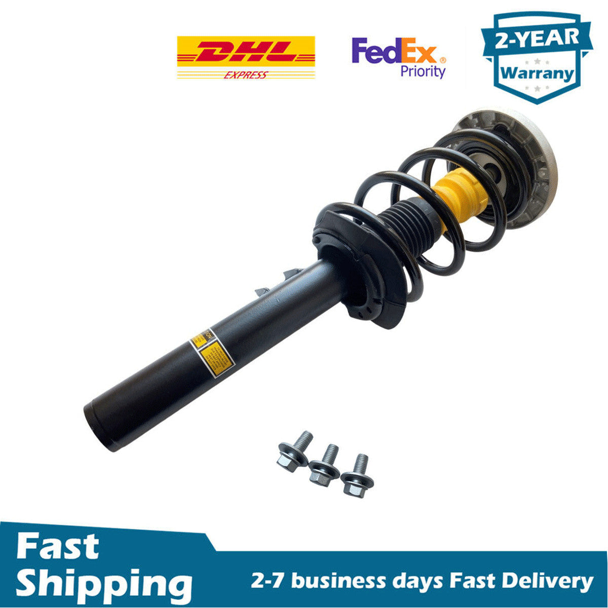 Front Left Shock Strut Assembly Fit for BMW X3 F25 2011-17 X4 F26 2015-2018 w/o EDC