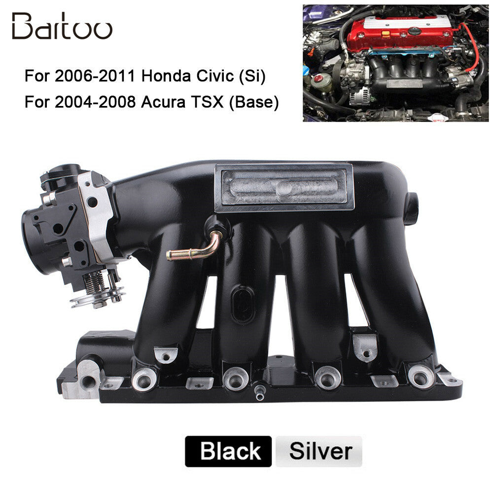 Intake Manifold With Throttle Body for 06-11 Si K20 Z3 04-08 TSX Q