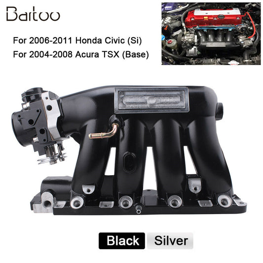 Intake Manifold With Throttle Body for 06-11 Si K20 Z3 04-08 TSX Q
