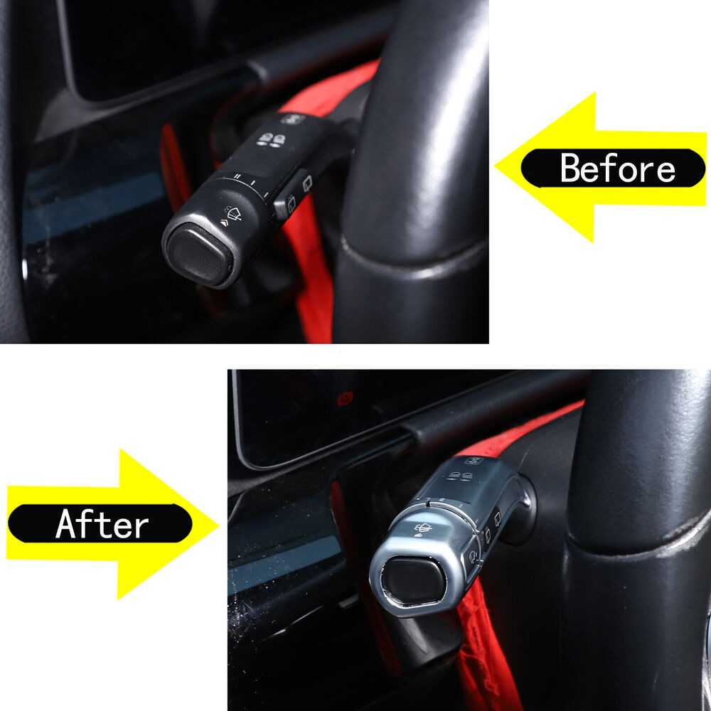 Car cruise control Wiper shift lever cover trim for B-Class GLA GLB CLA200- n