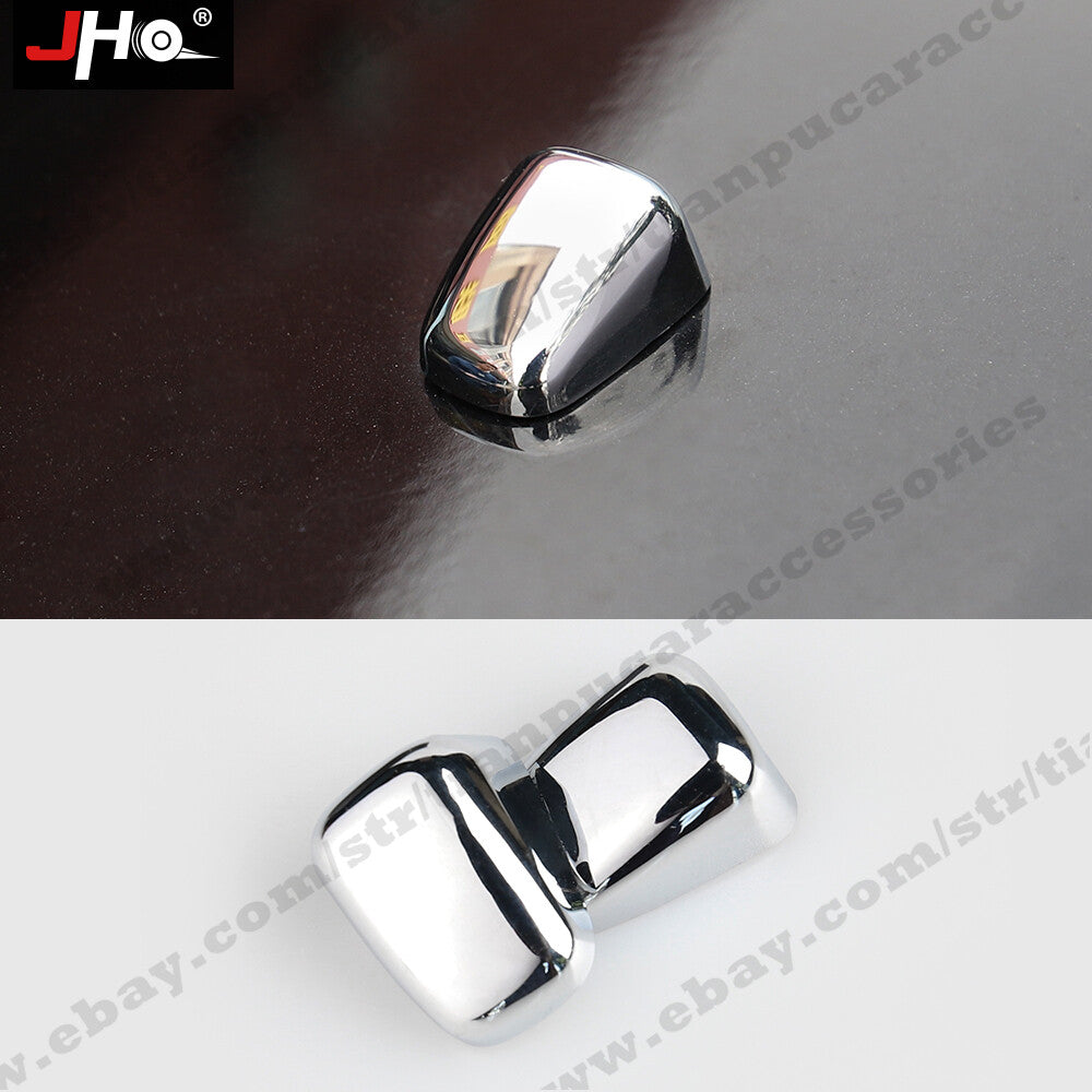 2Pcs Car Chrome Trim Hood Washer Wiper Nozzle Cover for Jeep Grand Cherokee