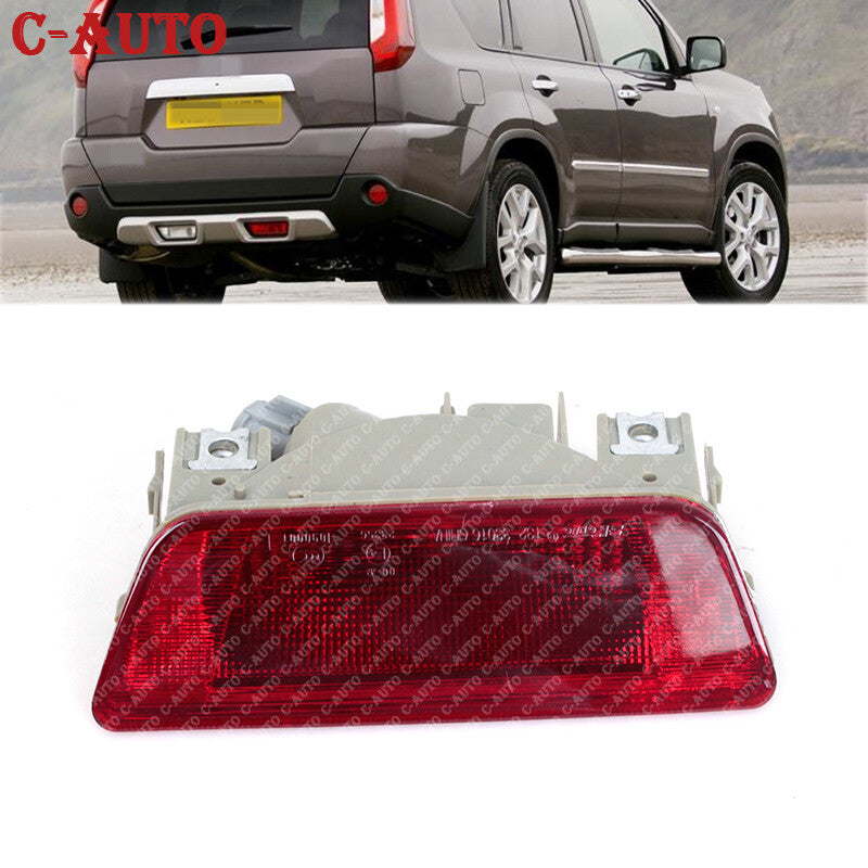1 Pc Rear bumper fog lamp Signal lamp red For X-Trail XTrail T31 2008-13 v