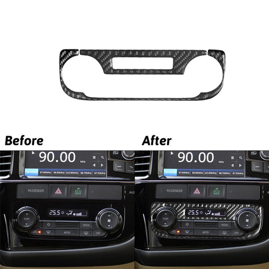 Red Carbon Fiber Radio With Navigation Panel for Jetta Sedan 2011-14 v