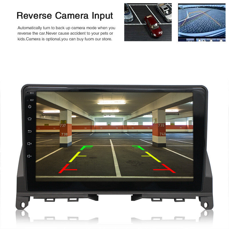 9in Touch Screen Car Stereo Radio Player for Benz C Class 07-10 C180 C200 W204 v