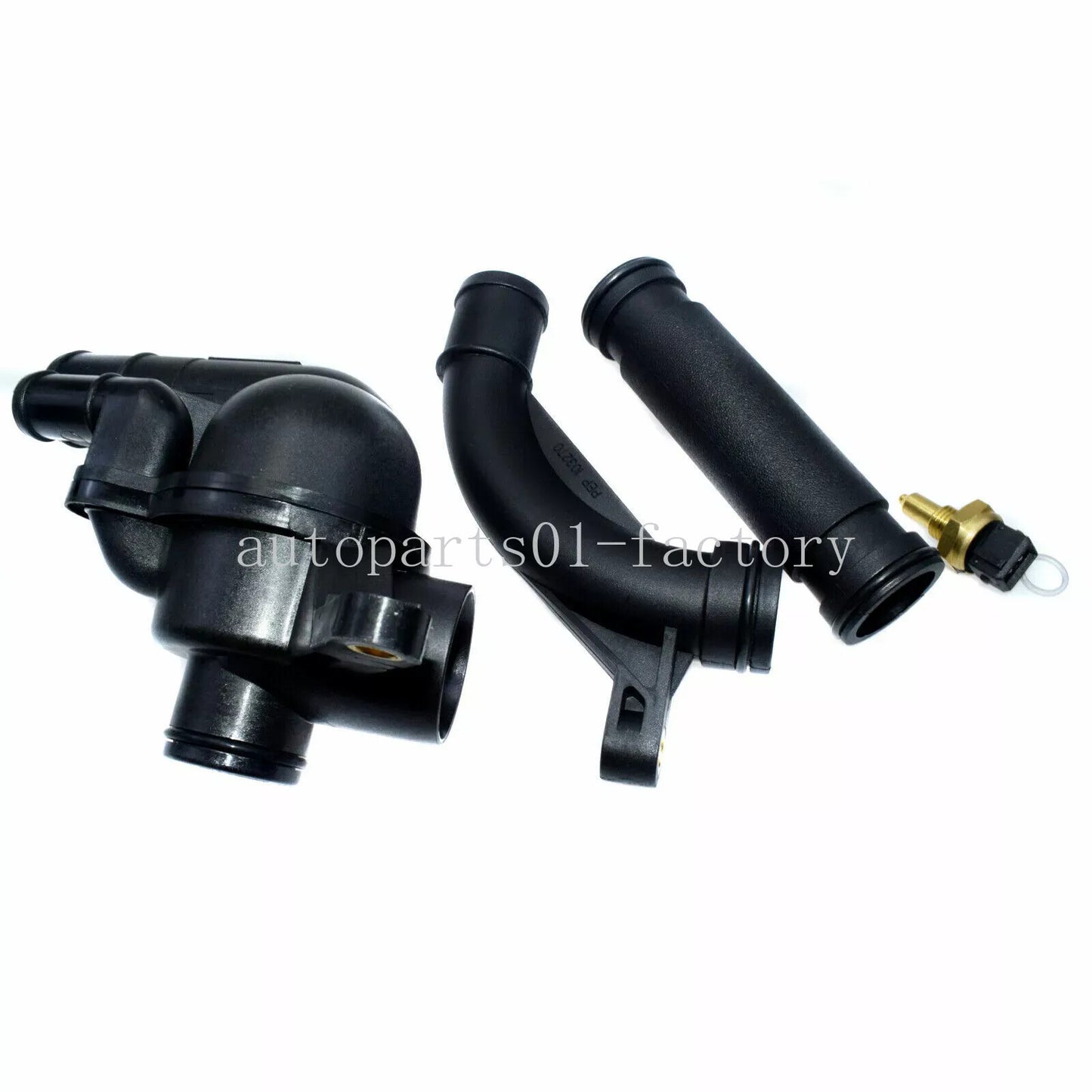 4PCS Coolant Thermostat Housing PipeSensor Kit For 02-05Land for Rover Freelander