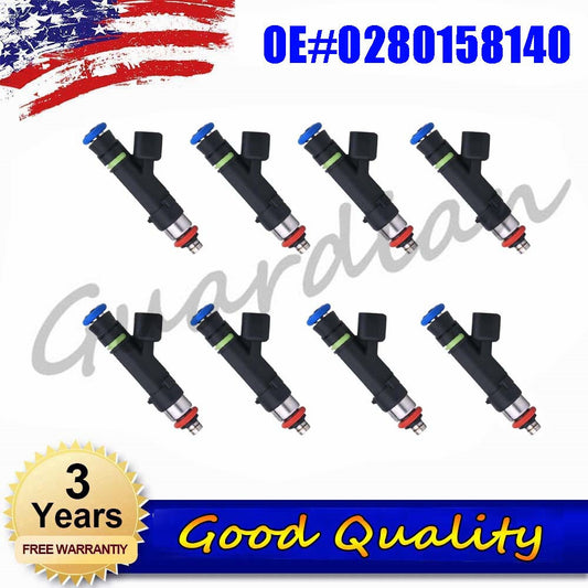 8PCS Fuel Injectors 0280158140 Replace for Ford Expedition for Lincoln for Navigator