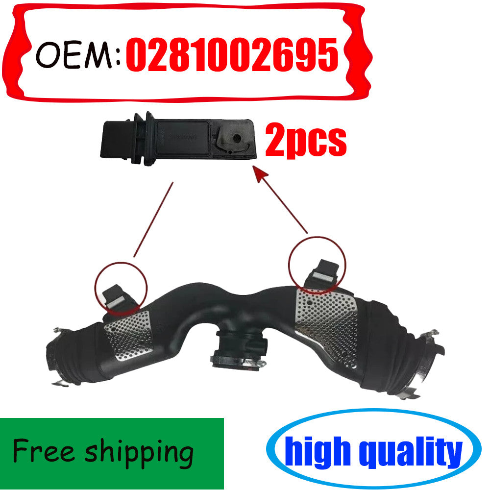 2Pcs DIESEL MA F MASS AIRFLOW SENSOR for Mercedes E320 E350 GL320 0281002695 n