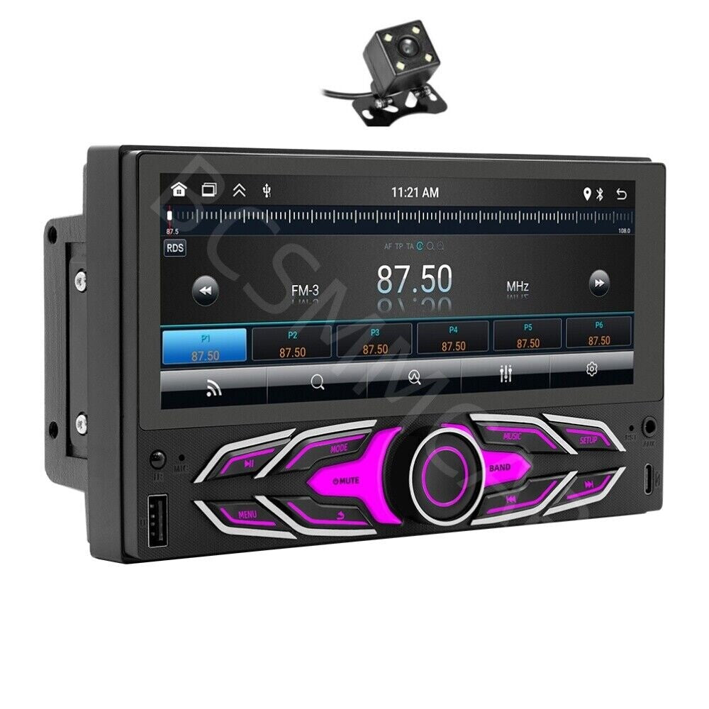 Rotatable 10.1 Android 13 Car Stereo Radio 2Din Touch-Screen GPS Wifi Head Unit n