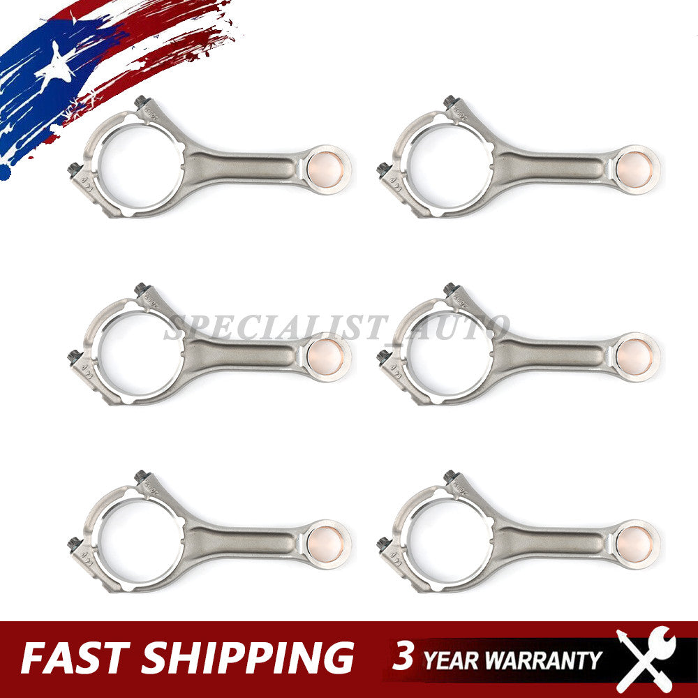 6Pcs for Jeep Grand Cherokee EXF for RAM 1500 3.0T V6 Ecodiesel Con Rods 68147233AA Q