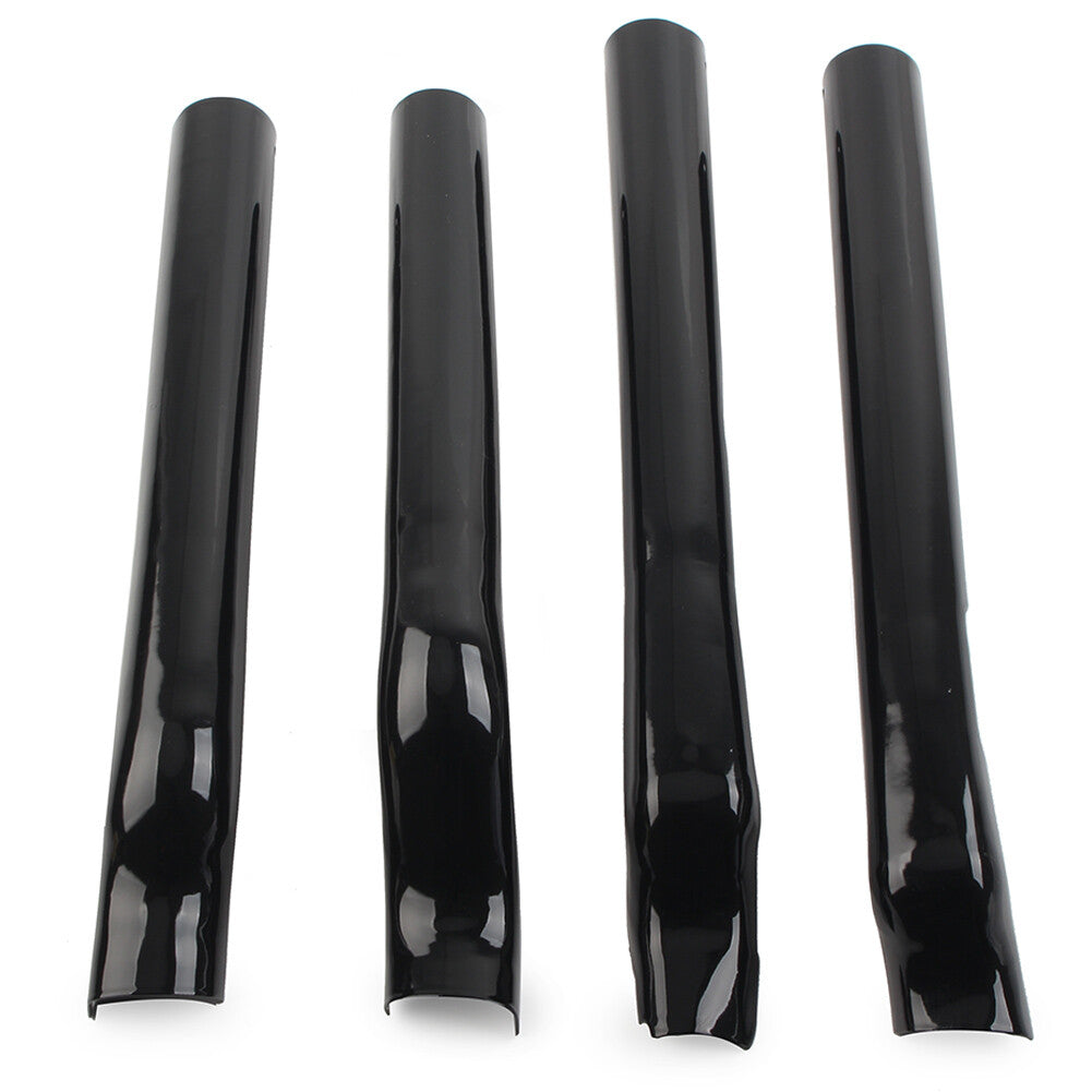 Rear Swingarm Tube Covers Metal Black Fit for Harley Heritage Softail Classic FLSTC Q