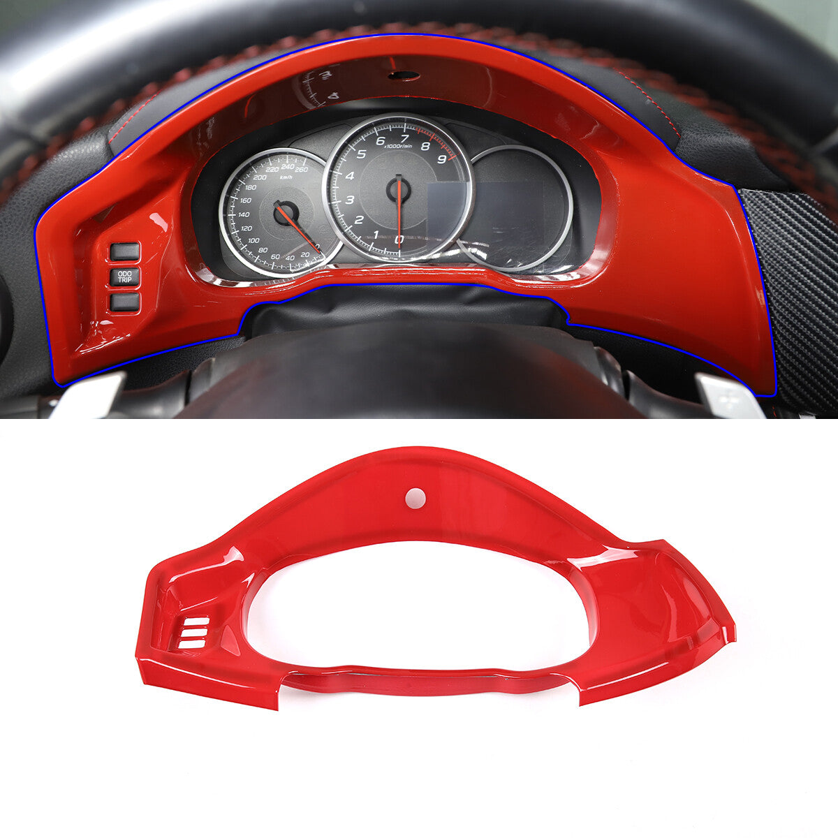 Center Dashboard storage box storage tray decoration suitable for FJ Cruiser 2007-21- v