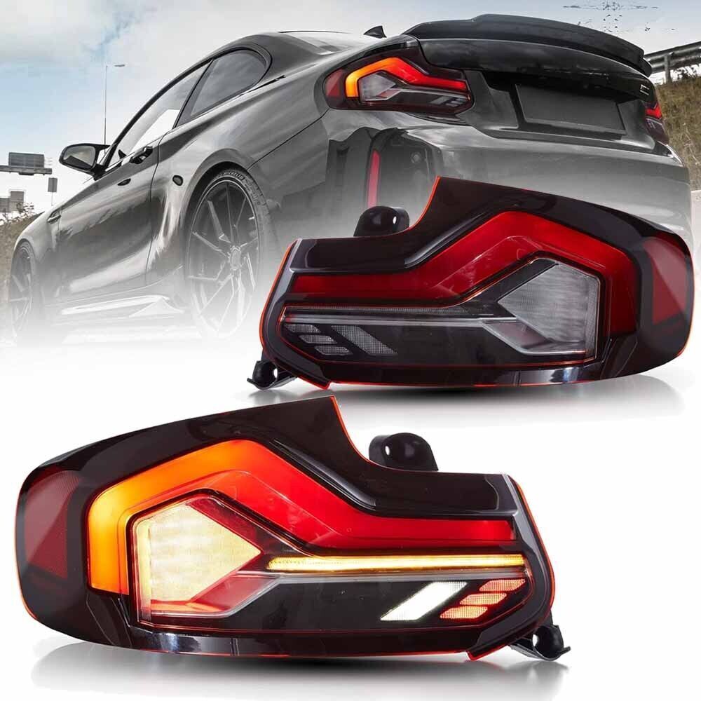 LED taillights are compatible with 2014-2021 for BMW 2 Series M2 F87 F22 F23 sequential taillights.