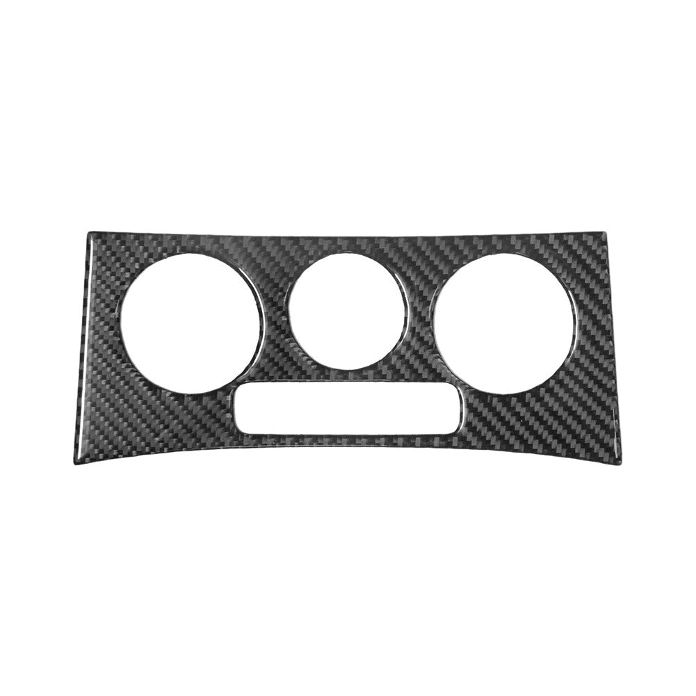 Red Carbon Fiber Center Control Console Cover Trim for Panamera 2010-16 v