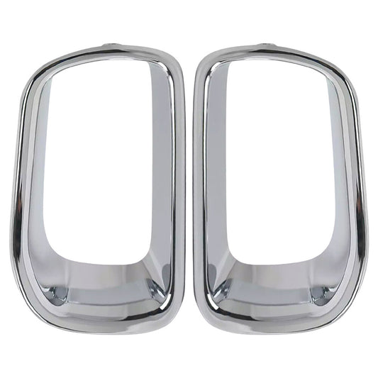 Pair for Mini F55 F56 F57 2014-2021 Chrome Front Bumper Cover Air Duct Frame