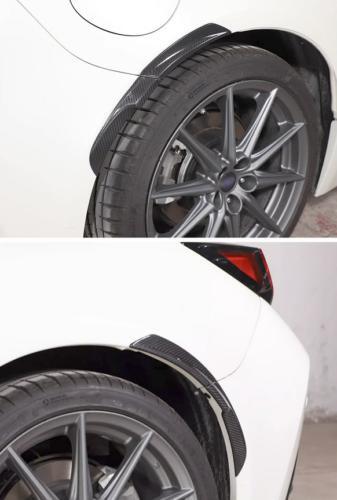 Carbon fiber rear wheel arch fender flare trim for GR86/BRZ 22-2023