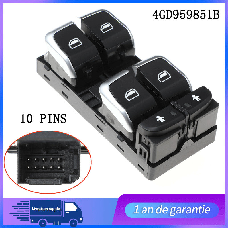 COMMANDE DE LEVE VITRE AVANT GAUCHE POUR for AUDI A6 A7 Q3 2010 - 2018 = 4G0959851 n