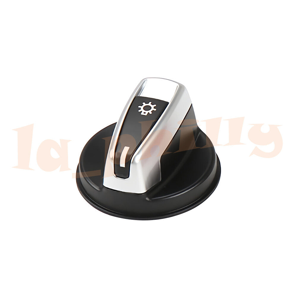 ABS Black for BMW 3 Series E84 E90 X1 Automotive Headlight Switch Rotary Button