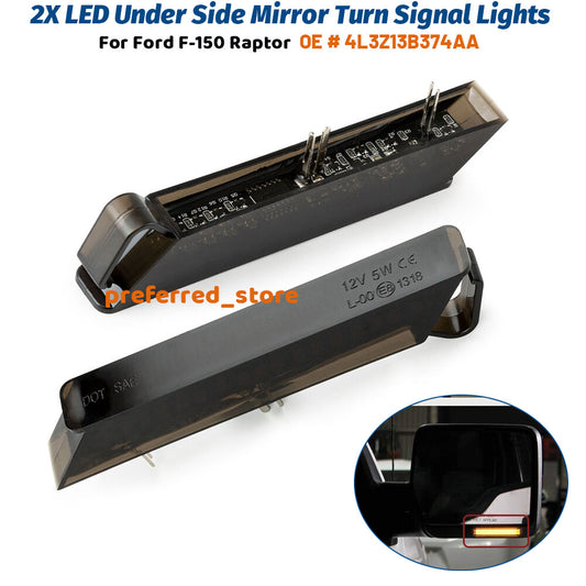LED side mirror sequential turn signals for 2004-2014 v