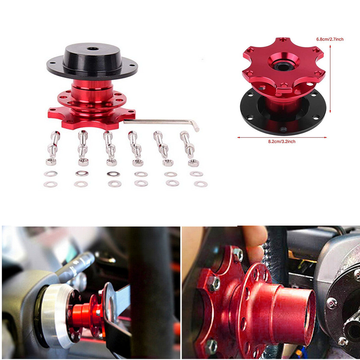 General Motors Quick Release Steering Wheel Quick Release Wheel Hub Adapter Clip