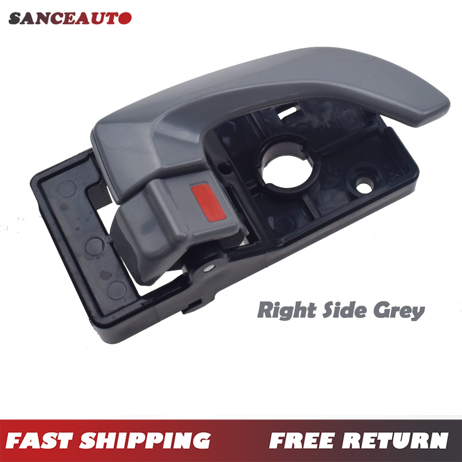 Grey interior door handle for right passenger, suitable for 2005-2009 for Hyundai for Tucson 826202E000- n