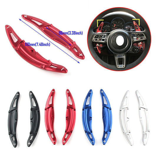 Red Steering Wheel Shift Paddle Shifter Extension FIT for Porsche 911 Carrera
