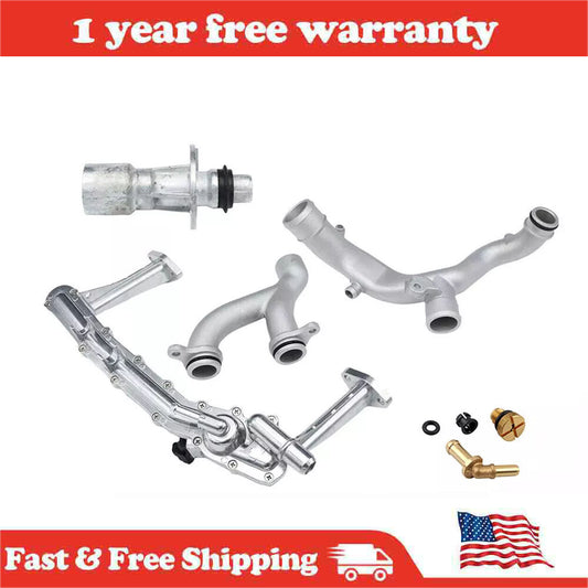 For 14-19 for Land Rover for Range Rover 3.0 SC Upgraded Aluminum Coolant Water Pipe Kit