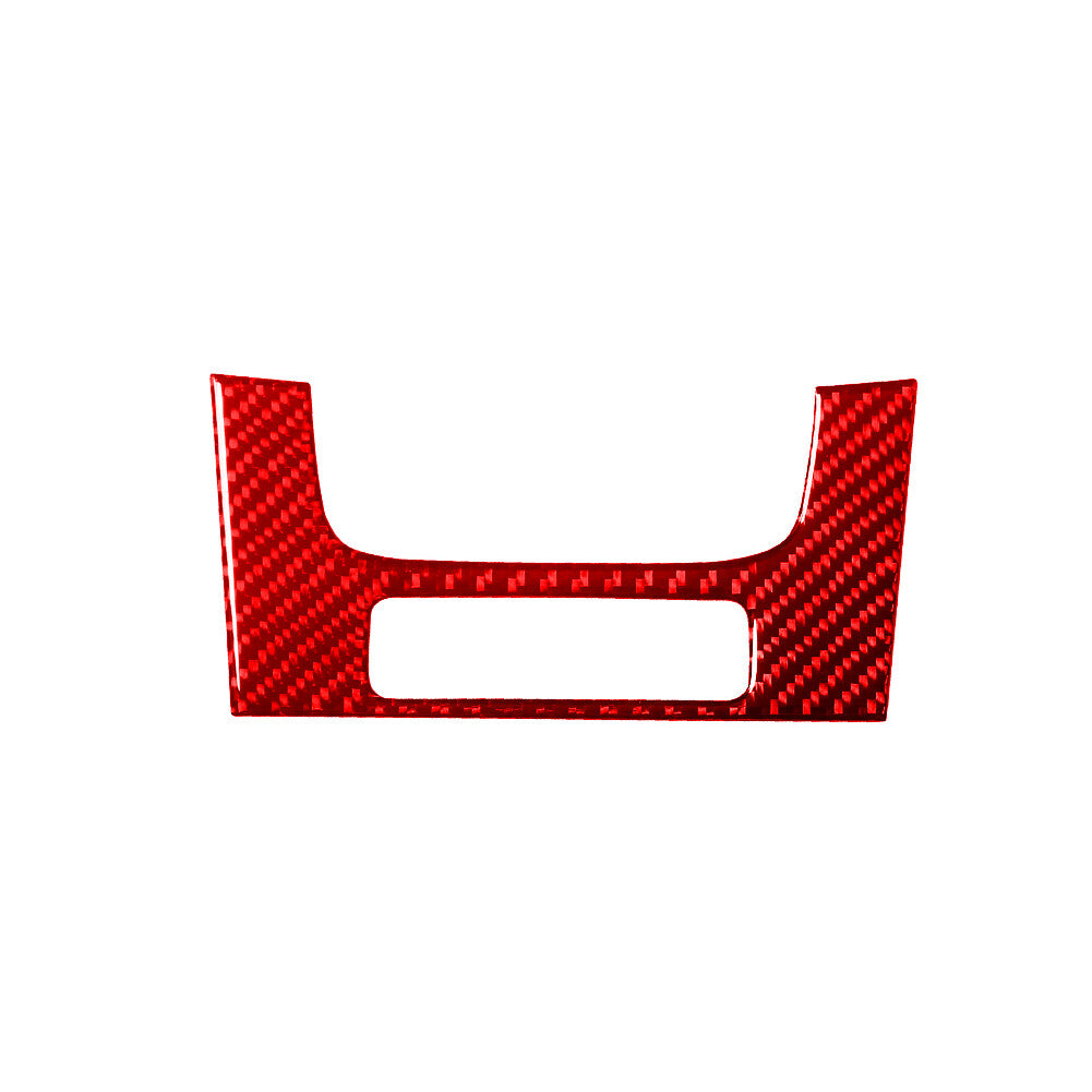 Red Carbon Fiber Passenger Glove Box Latch Cover For Colorado 04-12/ for Canyon 05-12 v
