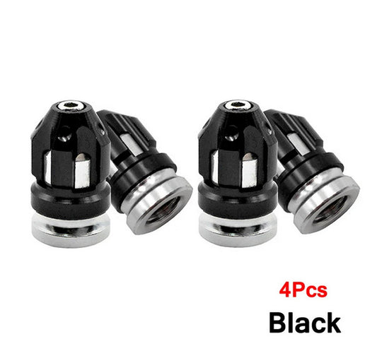 4-Piece Car Tire Valve Cover Stem Air Dust Cover Dice Red for Jeep for Mini