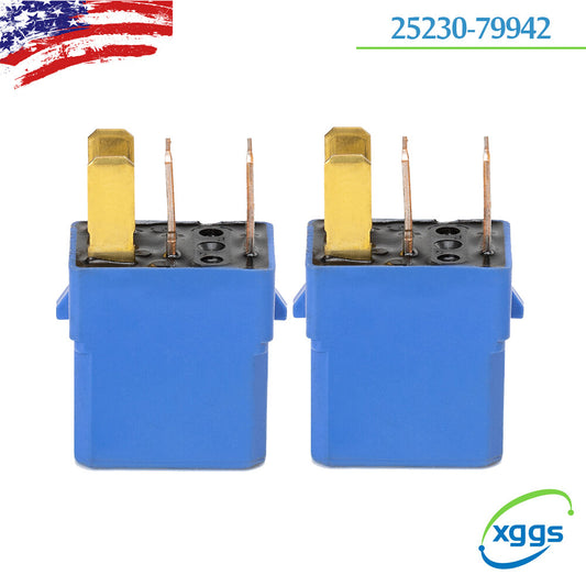 2 hair dryer motor relays, model 25230-79942, suitable for Infiniti G35, M35, G37, and for Nissan Altima Sentra. Q