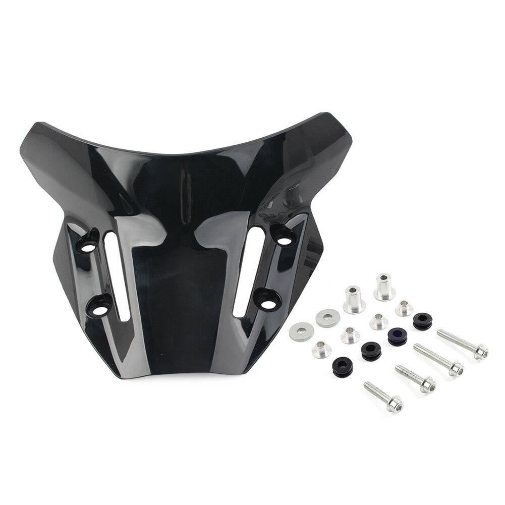 Windshield Windsreen Wind Deflectors Black Fit for YAMAHA MT09 / SP FZ09 2021-2022