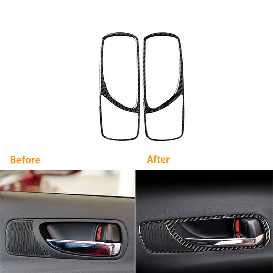 2Pcs for Suzuki Grand Vitara 2006-2013 Carbon Fiber Defogger Air Vent Cover Trim v