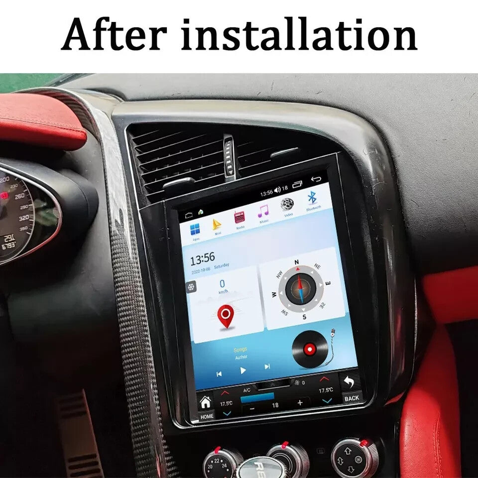 for Audi R8 2007-2014 Android 9.7 for Tesla Screen Car Radio GPS Navigation 4+64GB