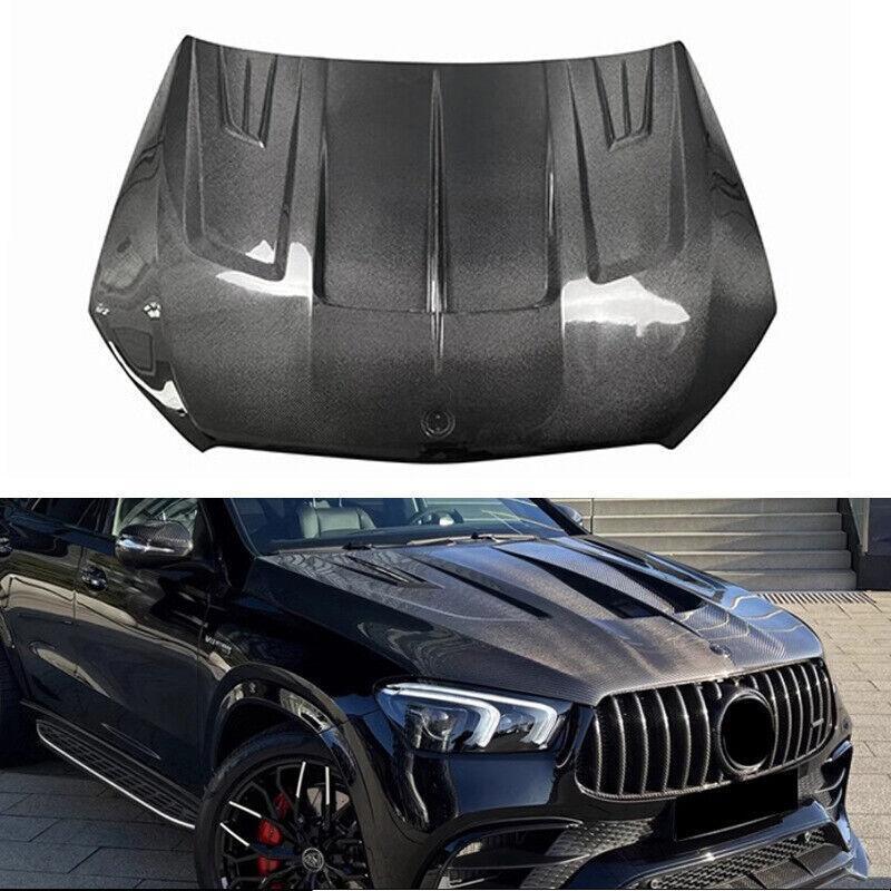 Carbon fiber front hood panel Enginne protective cover for Mercedes-Benz GLE53 GLE63 Coupe