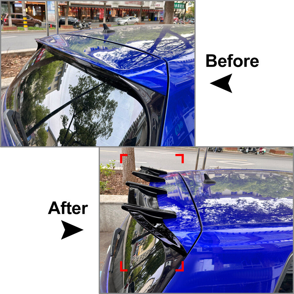 GlossyBlack Rear Roof Spoiler Wing Lip for VW for Golf MK7 MK7.5 GTD R 13-19 15